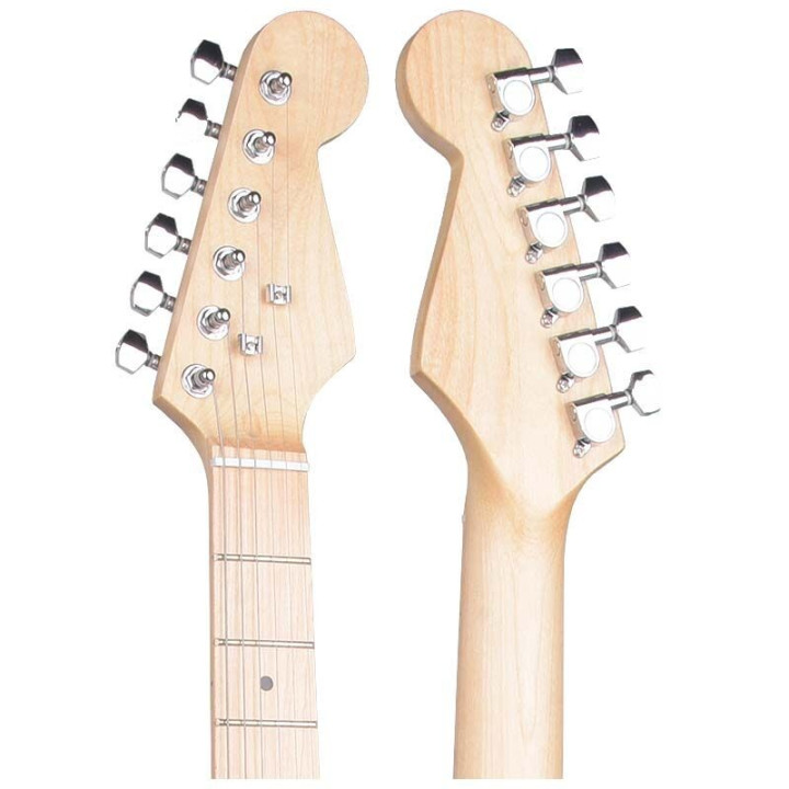 NN EG SET BK zestaw gitarowy gitara elektryczna stratocaster