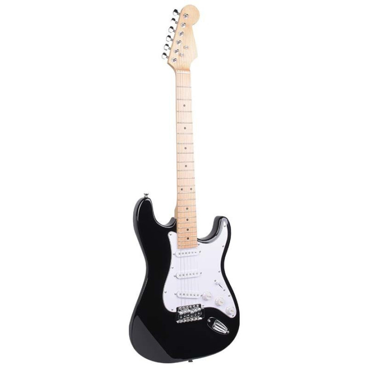 NN EG SET BK zestaw gitarowy gitara elektryczna stratocaster