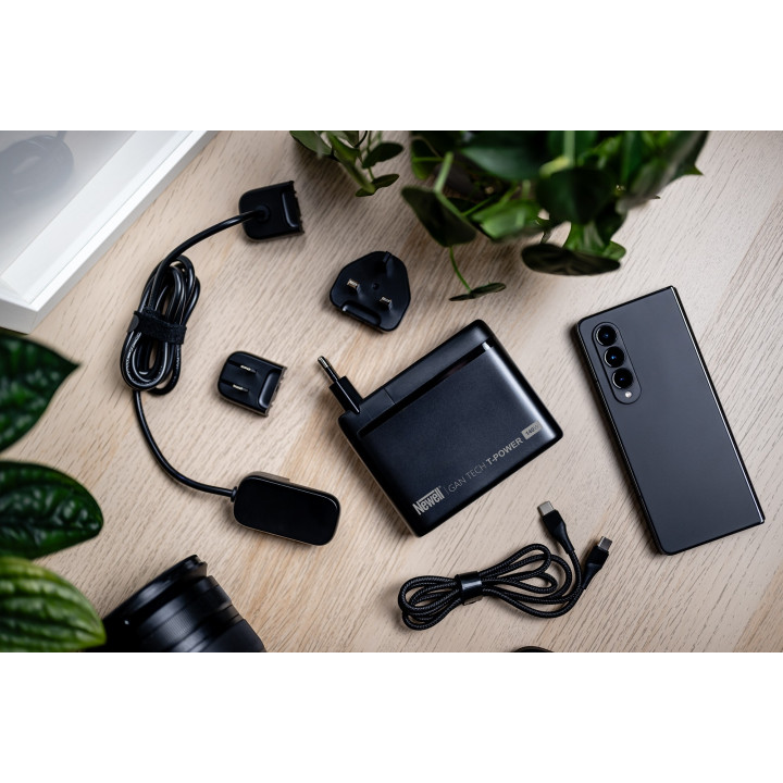 NEWELL Ładowarka sieciowa z zestawem adapterów GaN Tech T-power 140 W