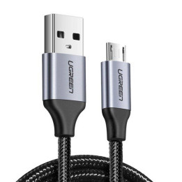 UGREEN Kabel do ładowania telefonu micro USB QC 3.0 2.4A 1m (czarny)