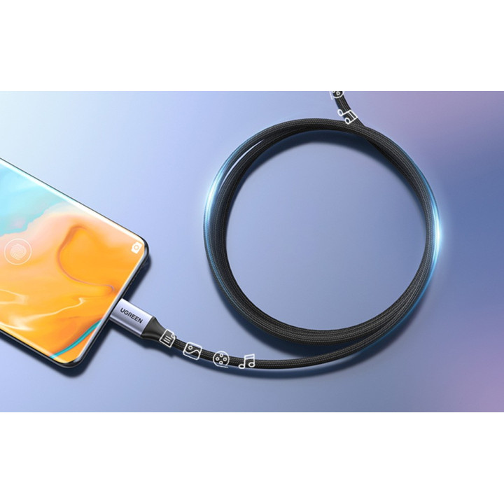 UGREEN 90440 kabel USB-C do USB-C 240W 2m czarny