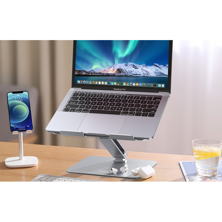 UGREEN 40291 podstawka pod laptop srebrna