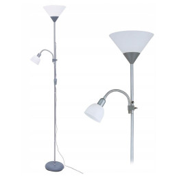 PLATINET PFLF066GR LAMPA PODŁOGOWA Szara