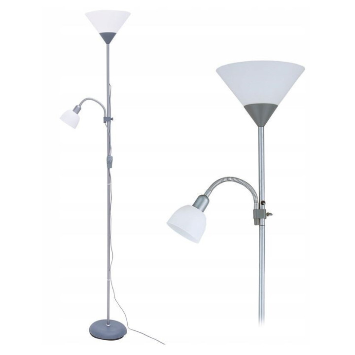 PLATINET PFLF066GR LAMPA PODŁOGOWA Szara