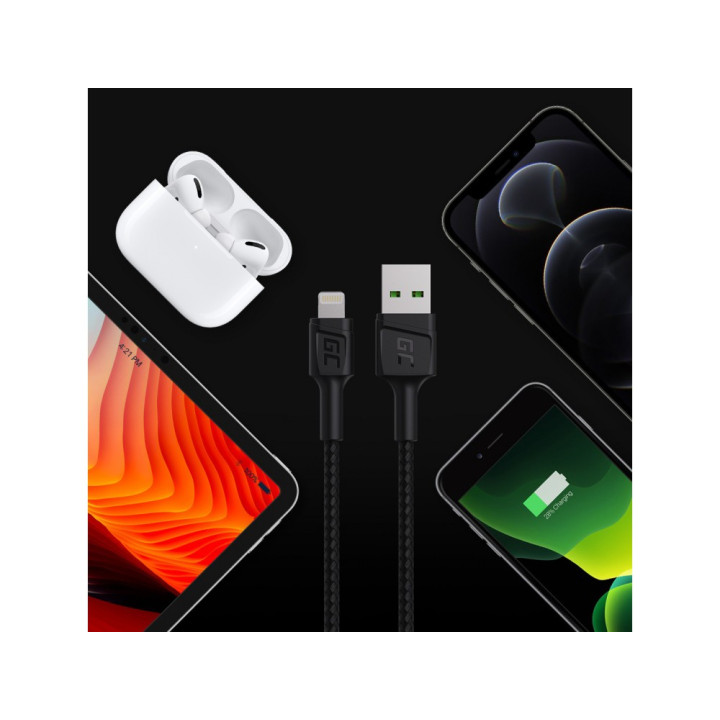 GREEN CELL KABGC18 kabel USB-A - Lightning 200cm dla iPhone