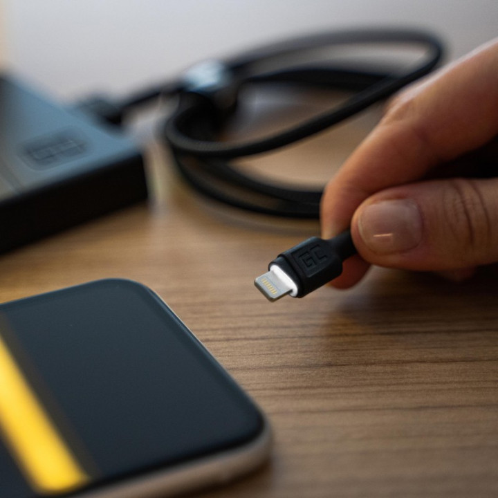 GREEN CELL KABGC12 kabel USB - Lightning 200cm do iPhone biały LED
