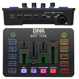 DNA SC ONE analogowy mikser audio 2 kanały USB-C Phantom