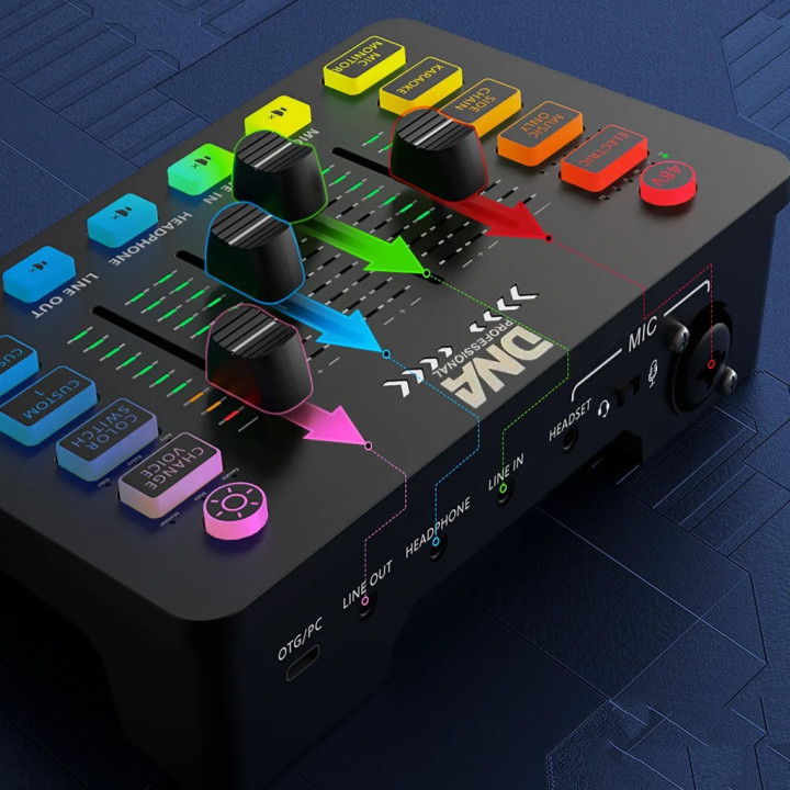 DNA SC ONE analogowy mikser audio 2 kanały USB-C Phantom