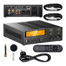 FIIO K17 Wzmacniacz słuchawkowy z DAC i streamer czarny