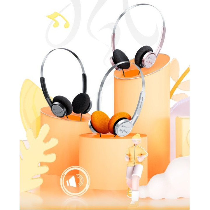 FIIO SNOWSKY WIND Słuchawki nauszne retro czarne