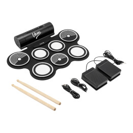 V-TONE RD7 perkusja elektroniczna zwijana USB-C AUX 7 padów głośniki