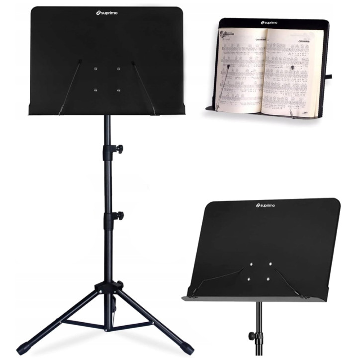 SUPRIMO D3 statyw stojak pulpit do nut regulowany 82-146 cm do 10 kg