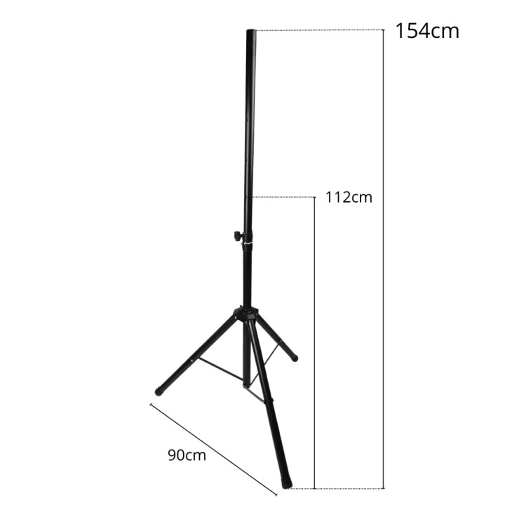 Stojak tripod statyw kolumnowy żelazny czarny podstawa kolumnowa 60kg