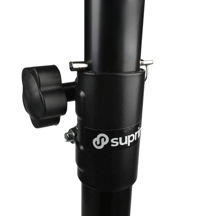 Stojak tripod statyw kolumnowy żelazny czarny podstawa kolumnowa 60kg