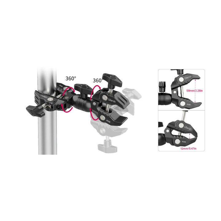Ulanzi R096 Crab Clamp Uchwyt montażowy