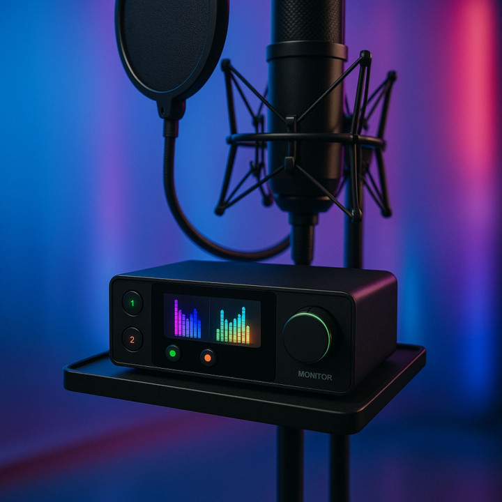 MOZOS TNIA2 półka do statywu mikrofonowego na interfejs audio