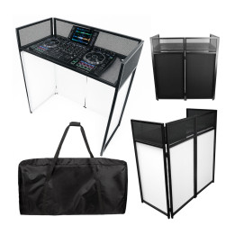 MOZOS EPDJ-100 Duży ekran parawan ze stołem dla dj