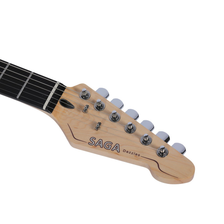 SAGA Dazzles Gitara elektryczna Dark Night Blue