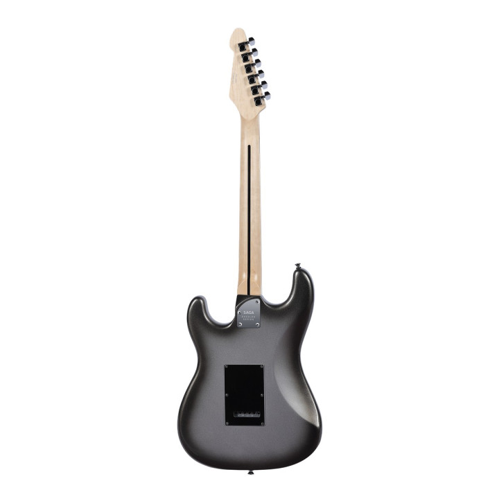 SAGA Dazzles Gitara elektryczna Mercury Gray