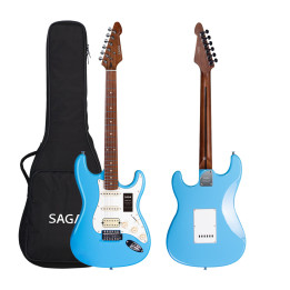 SAGA SMF1314H BL Gitara elektryczna niebieska