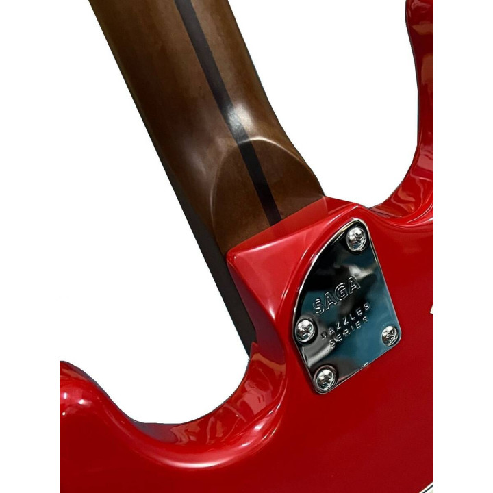 SAGA SMF1314H RD Gitara elektryczna czerwona