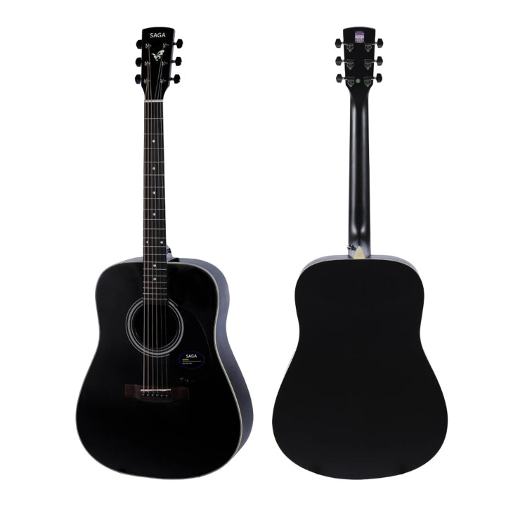 SAGA SF700 BK Gitara akustyczna czarna