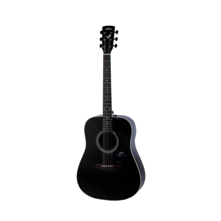 SAGA SF700 BK Gitara akustyczna czarna