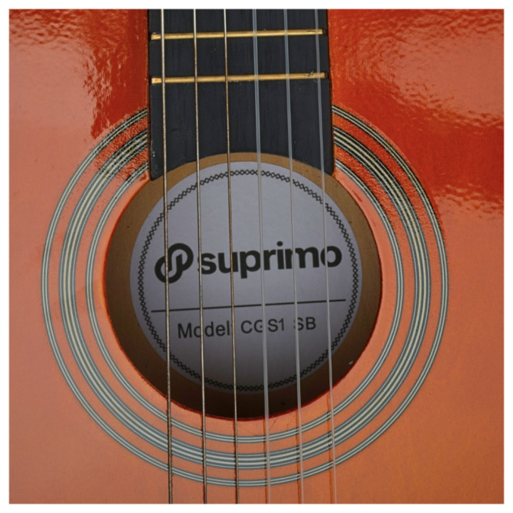 SUPRIMO CGS1 SB gitara klasyczna 4/4 do nauki dla początkujących akord