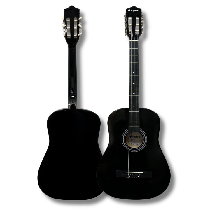 SUPRIMO CGS1 BK gitara klasyczna 4/4 czarna do nauki dla początkującyc