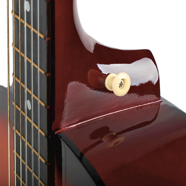 Gitara klasyczna 4/4 kostki pasek struny pokrowiec akordy