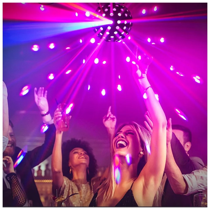 Efekt świetlny LED dynamiczne oświetlenie na imprezę  LED SPHERE 5x18W