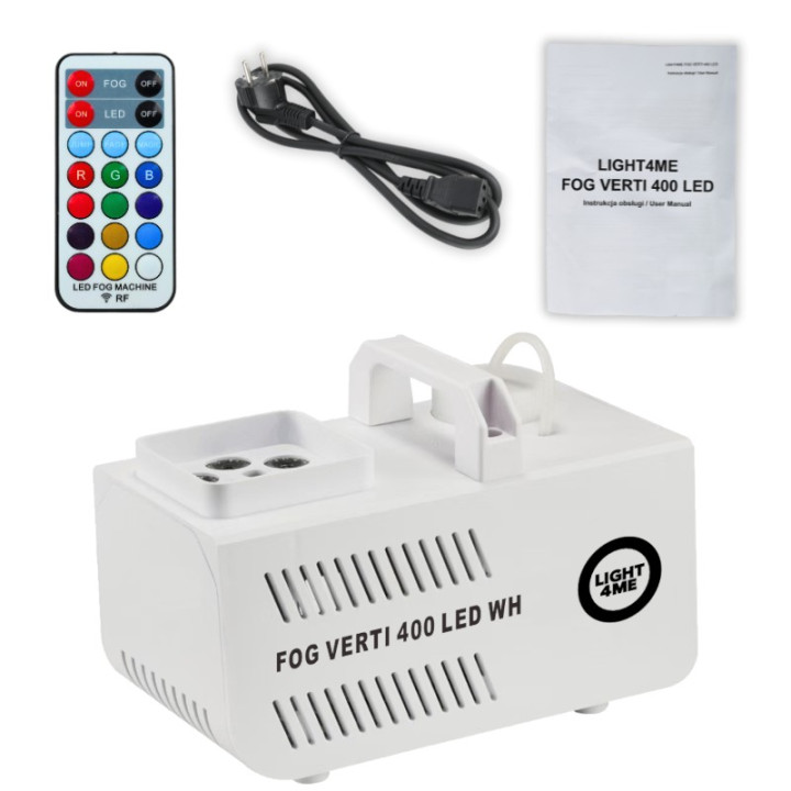 Mała wytwornica dymu pionowego pilot bezprzewodowy efekt świetlny RGBW