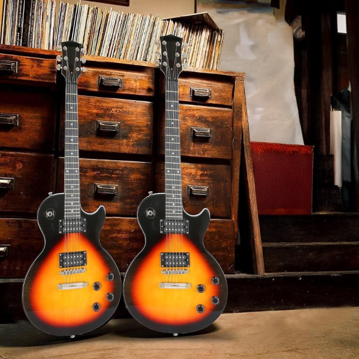 V-TONE ESLP39 SB gitara elektryczna 4/4 Les Paul 34" HH sunb