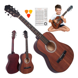 NN AG 34 gitara akustyczna 1/2 do nauki gry matowa  – ? Inst