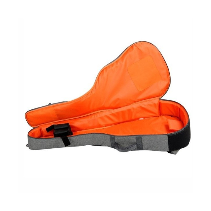HARD BAG B-6160-41" Pokrowiec na gitarę akustyczną szary