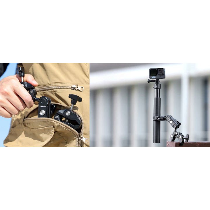 Ulanzi Magic arm C017 Ramię montażowe z uchwytami Super Clamp