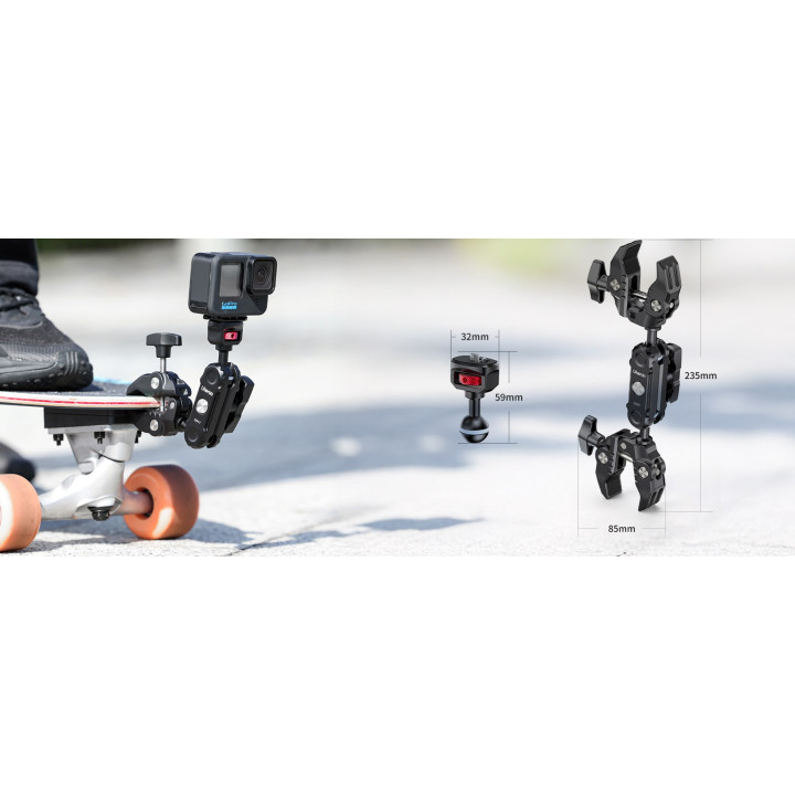 Ulanzi Magic arm C017 Ramię montażowe z uchwytami Super Clamp