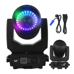 Głowa ruchoma120W RGBL LED + 24x0,1W RGB SMD5050 LED efekt ring