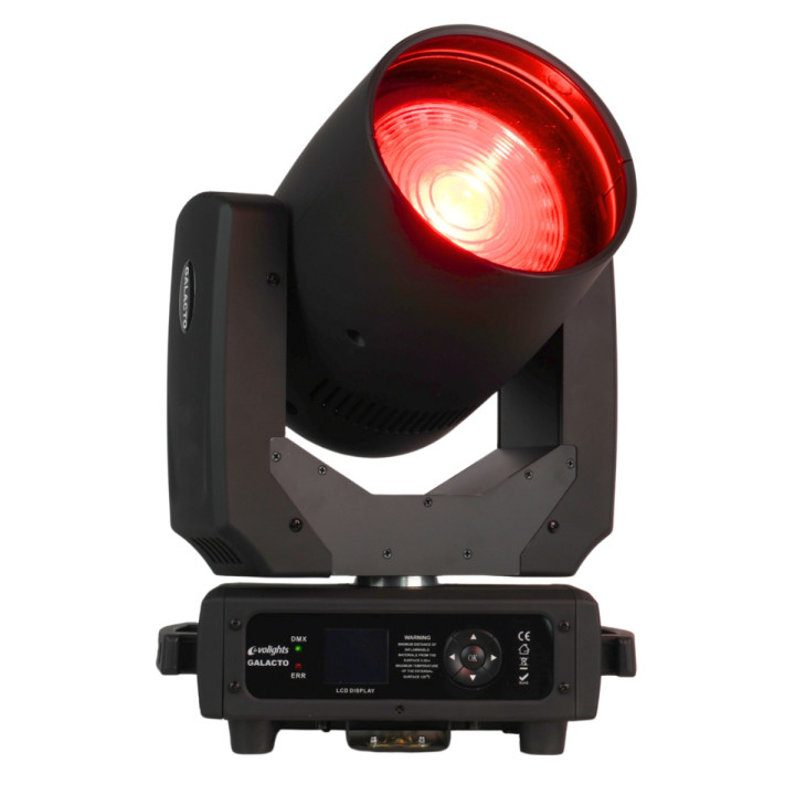 Głowa ruchoma120W RGBL LED + 24x0,1W RGB SMD5050 LED efekt ring