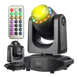 Głowica ruchoma LED oświetlenie sceniczne efekt ring 12x0,3W RGB