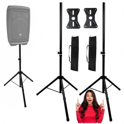 Statyw kolumnowy czarny podstawa kolumnowapokrowiec zestaw 2 szt. - zdjęcia produktu! 