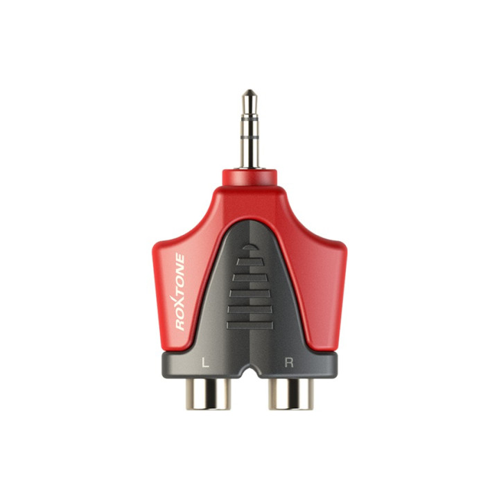 Adapter wtyk minijack 3,5mm stereo - 2x gniazdo RCA ROXTONE RPAN350