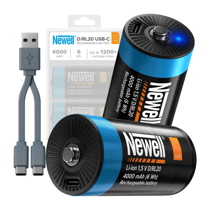NEWELL NL4208 Akumulator D/R20 USB-C 4000 mAh 2 szt. blister