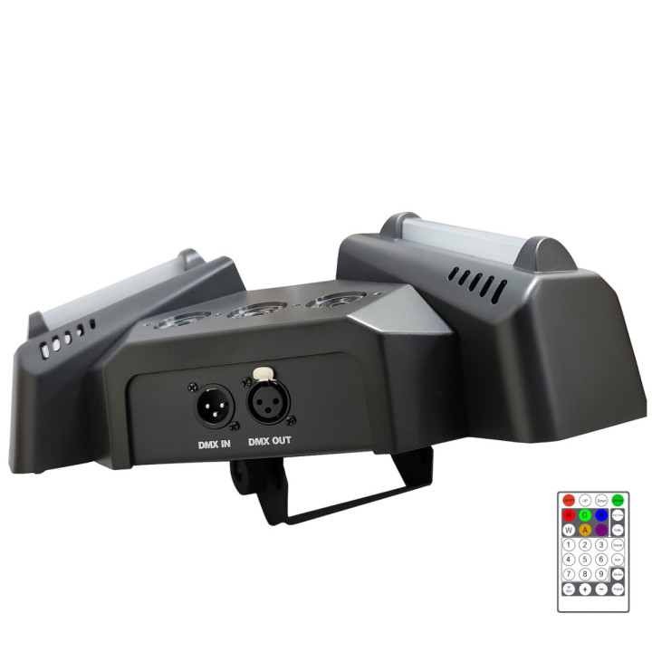 LIGHT4ME MULTIX multiefekt świetlny 3w1 LED pilot bezprzewodowy