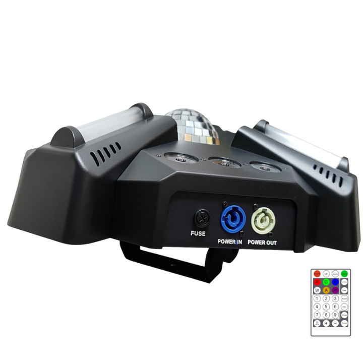 LIGHT4ME MULTIX multiefekt świetlny 3w1 LED pilot bezprzewodowy