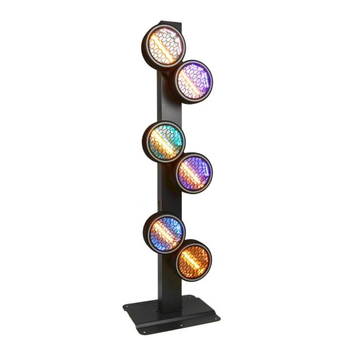 EVOLIGHTS LUMEN ROTO ruchome oświetlenie sceniczne LED retro vintage