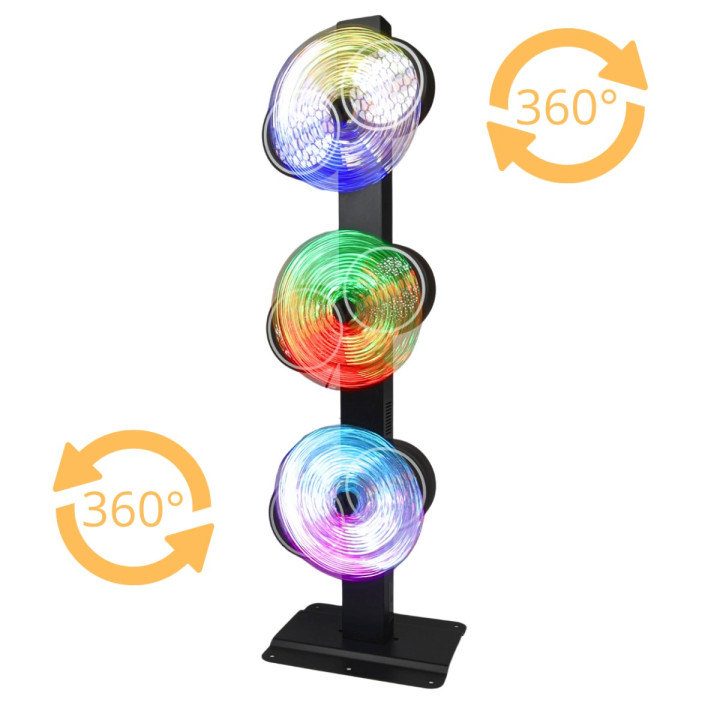 EVOLIGHTS LUMEN ROTO ruchome oświetlenie sceniczne LED retro vintage