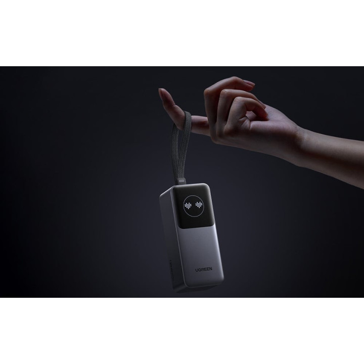 UGREEN 55365B Powerbank 20000mAh PB723, USB 2x USB-C, 130W szary