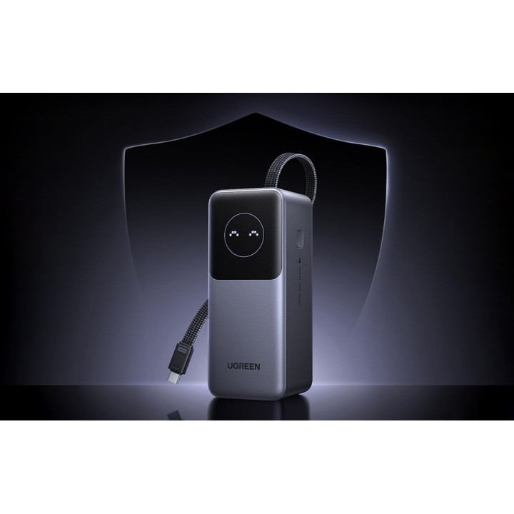 UGREEN 55365B Powerbank 20000mAh PB723, USB 2x USB-C, 130W szary