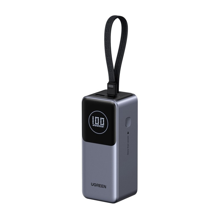 UGREEN 55365B Powerbank 20000mAh PB723, USB 2x USB-C, 130W szary